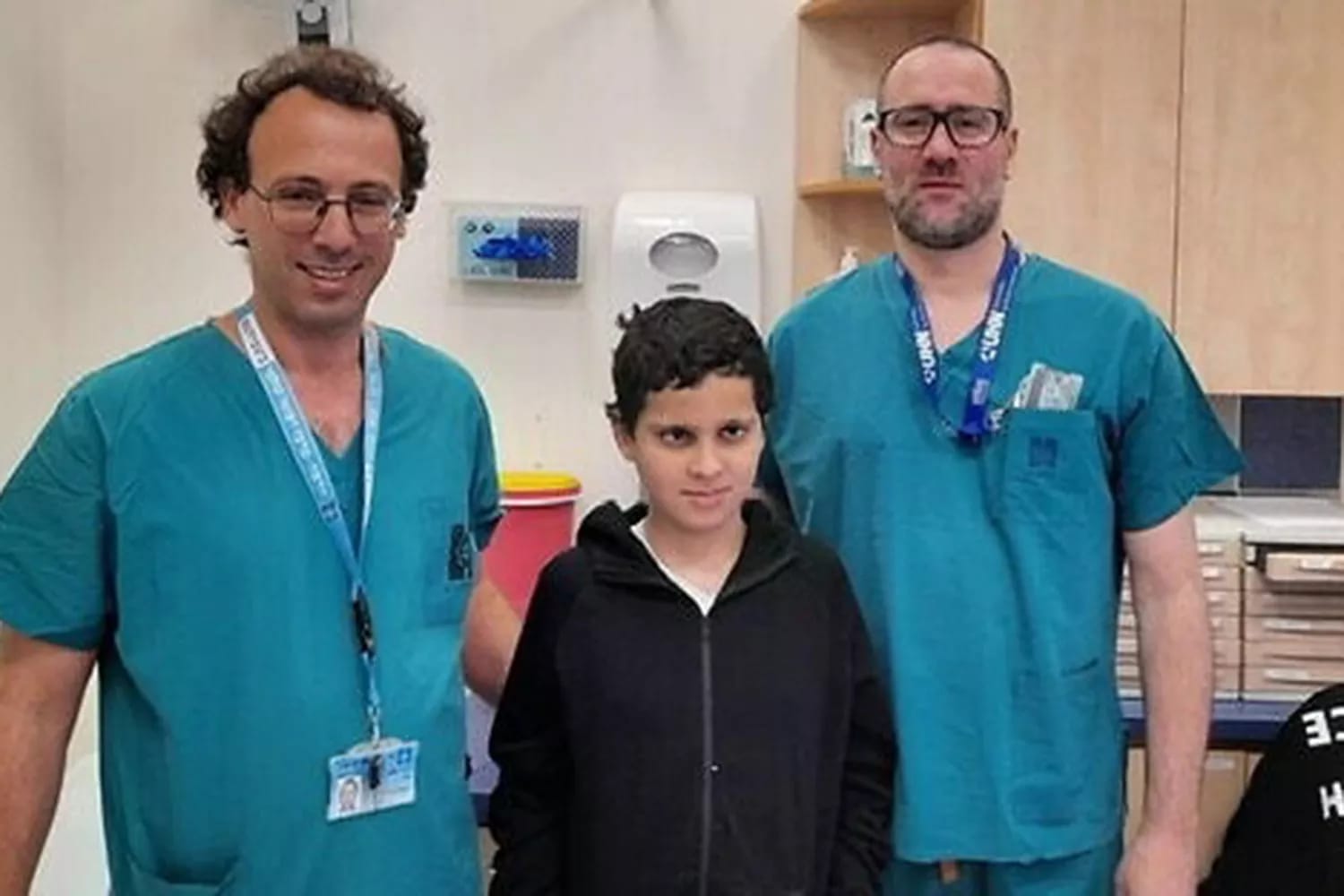 Israel Doctors reattach 12 year old boy’s head to his neck after he met a serious road accident.