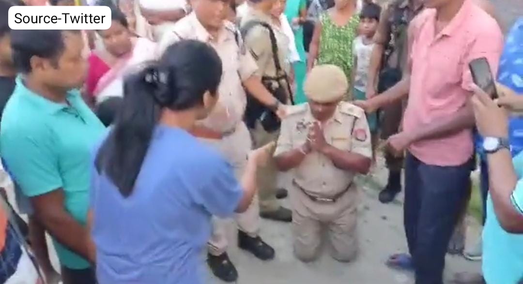 Tezpur Police slapped by young woman for sending obscene messages; DGP Assam placed the Police under suspension.