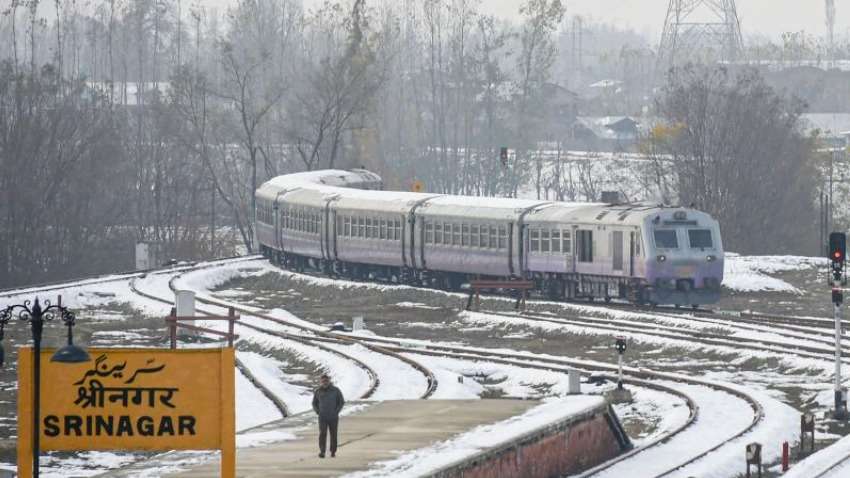 Train services resume in Kashmir Valley after 11 months