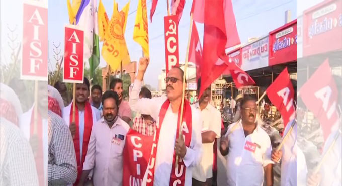 Bandh observed in Andhra against privatisation of Visakhapatnam Steel Plant