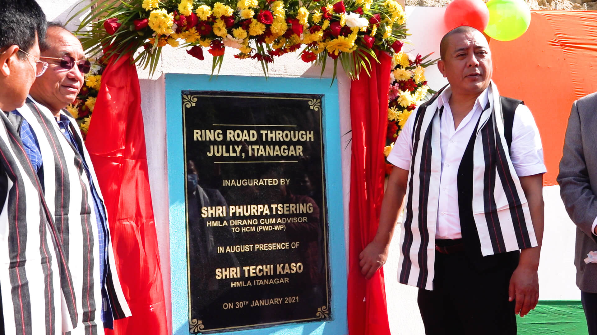 RingRoad through Jully, Itanagar inaugrated today.