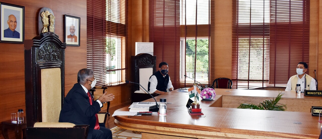  Governor reviews Covid Pandemic situation in the State