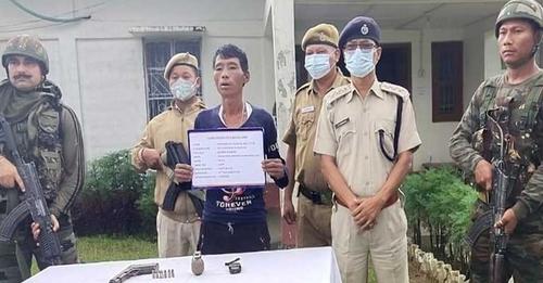 NSCN KYA Cadre Surrenders : Superintendent of Police Longding, Arunachal Pradesh 