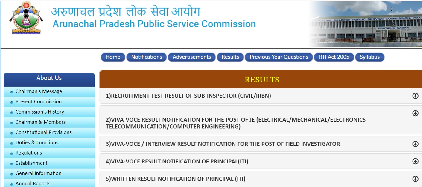 APPSC SUB-INSPECTOR PRELIMINARY RESULT OUT