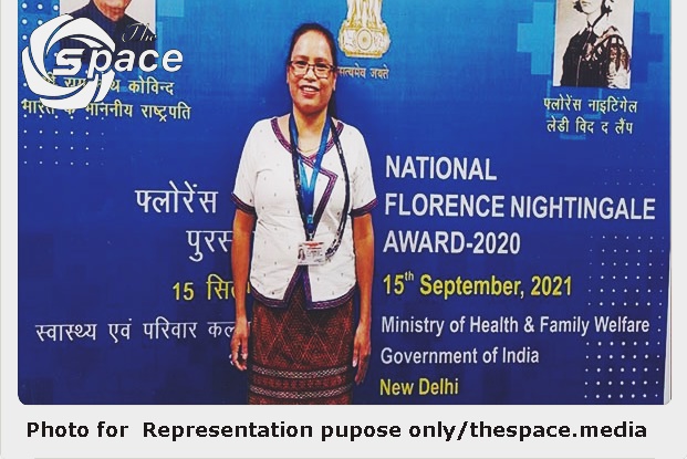 Rubu Yape Honoured with National Florence Nightingale Award by President  Ram Nath Kovind