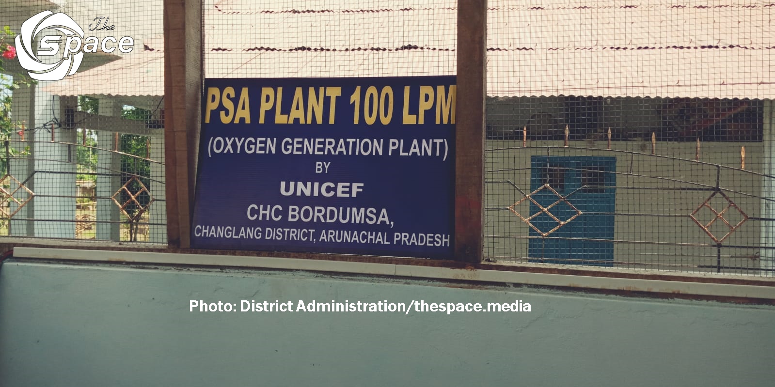 Hon'ble MLA 49 Bordumsa-Diyun Shri Somlung Mossang inaugurated Oxygen generated Plant at Bordumsa.