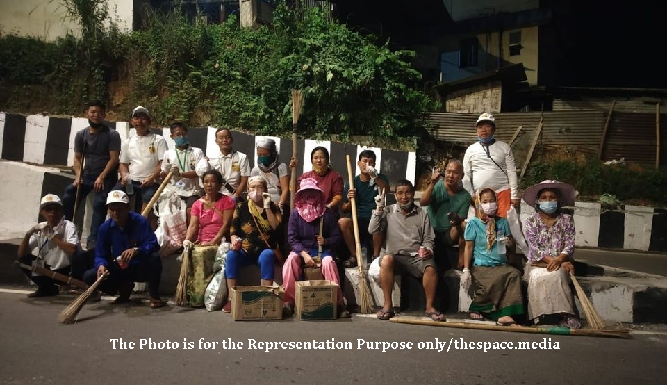 IMC Cleans up the Capital in the wake of Vice President's Visit to Itanagar scheduled on 8th October