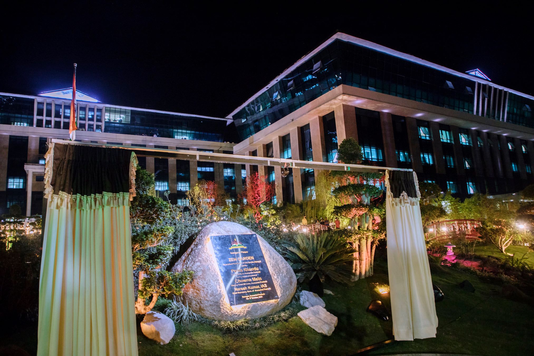 Zen Garden at Civil Secretariat unveiled and inaugurated by HCM Pema Khandu