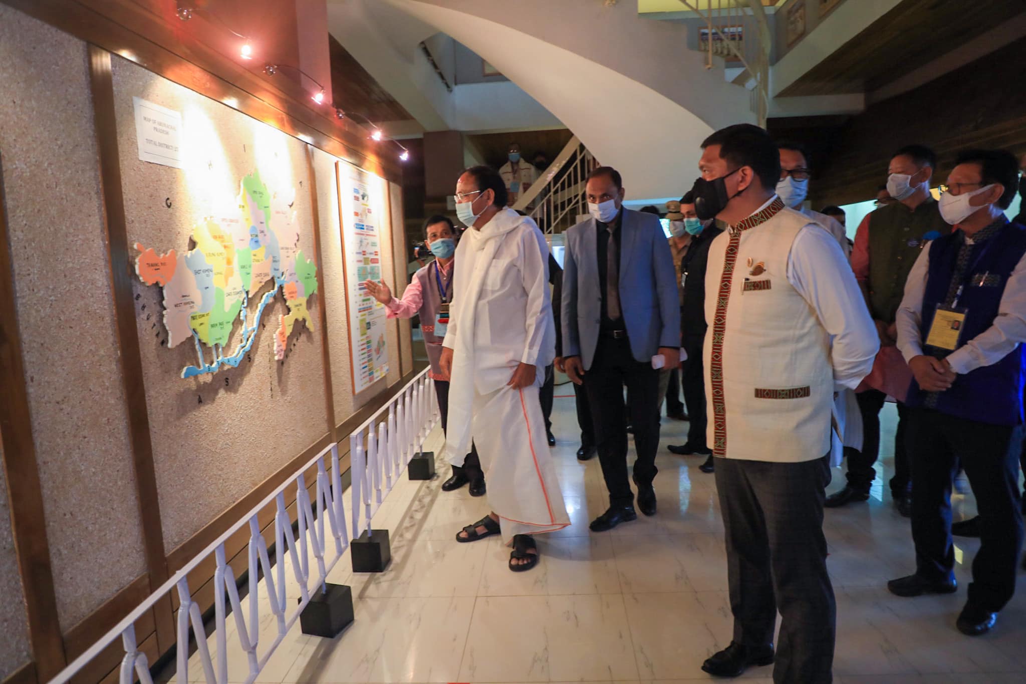 Vice President visited Jawaharlal Nehru State Museum in Itanagar, Lauds it as one of the best ethnographic museums in the country