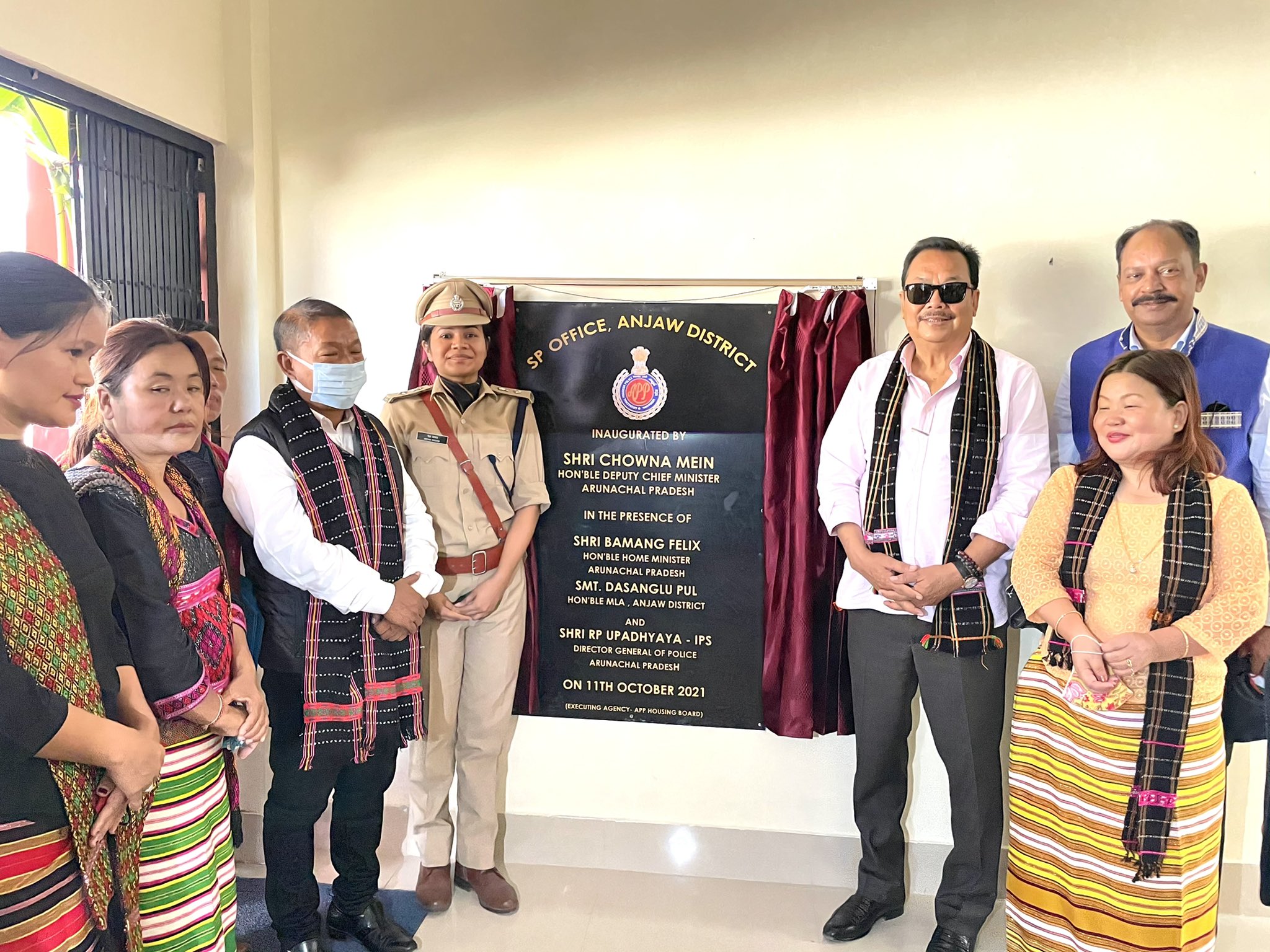 DCM Mein inaugurated SP Office and Fire Station  at Anjaw District.