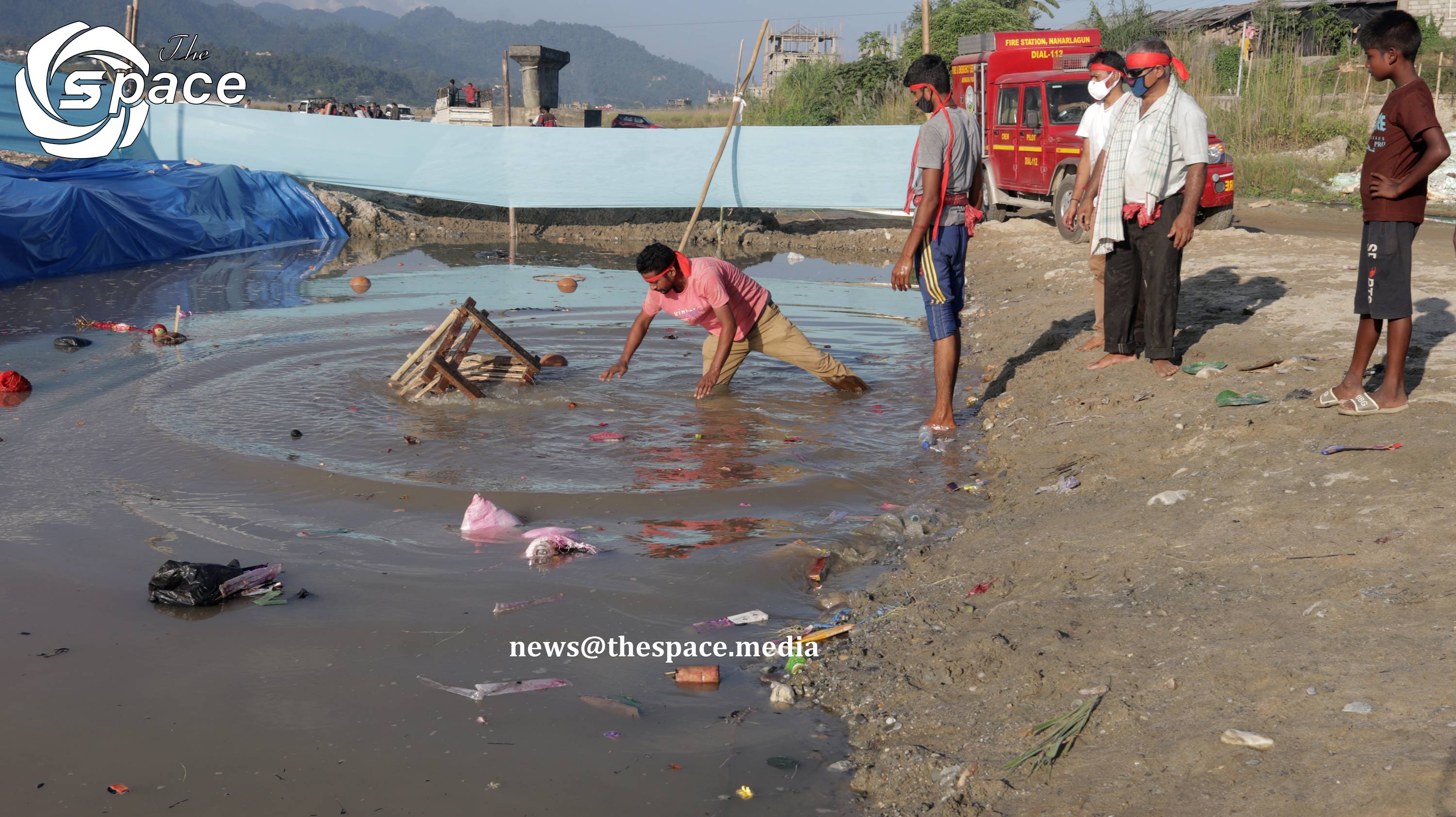 Durga Puja ends adhering to the norms provided by the Commissioner ,IMC