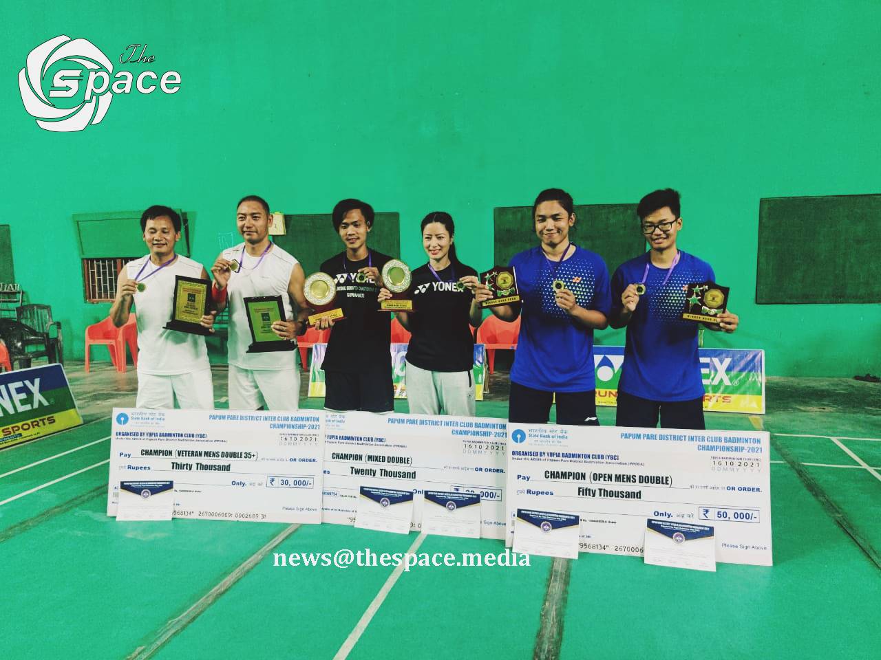 Papumpare District Inter-Club Badminton Tournament 2021 concluded