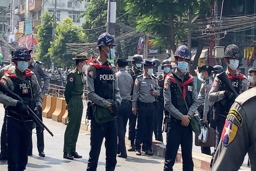 Week after military coup, protests swell rapidly in Myanmar