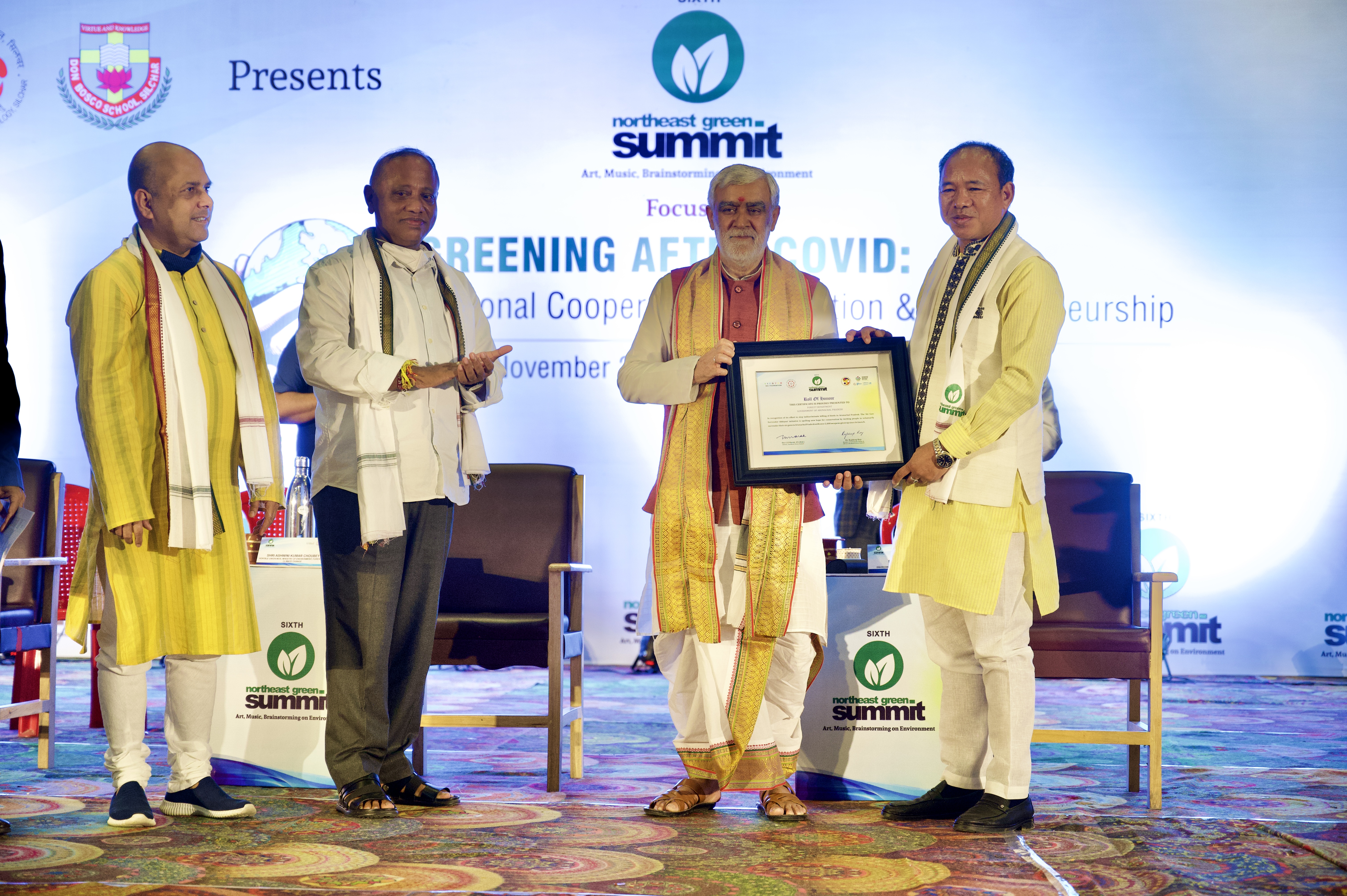 Natung felicitated with the ‘Conservation Award