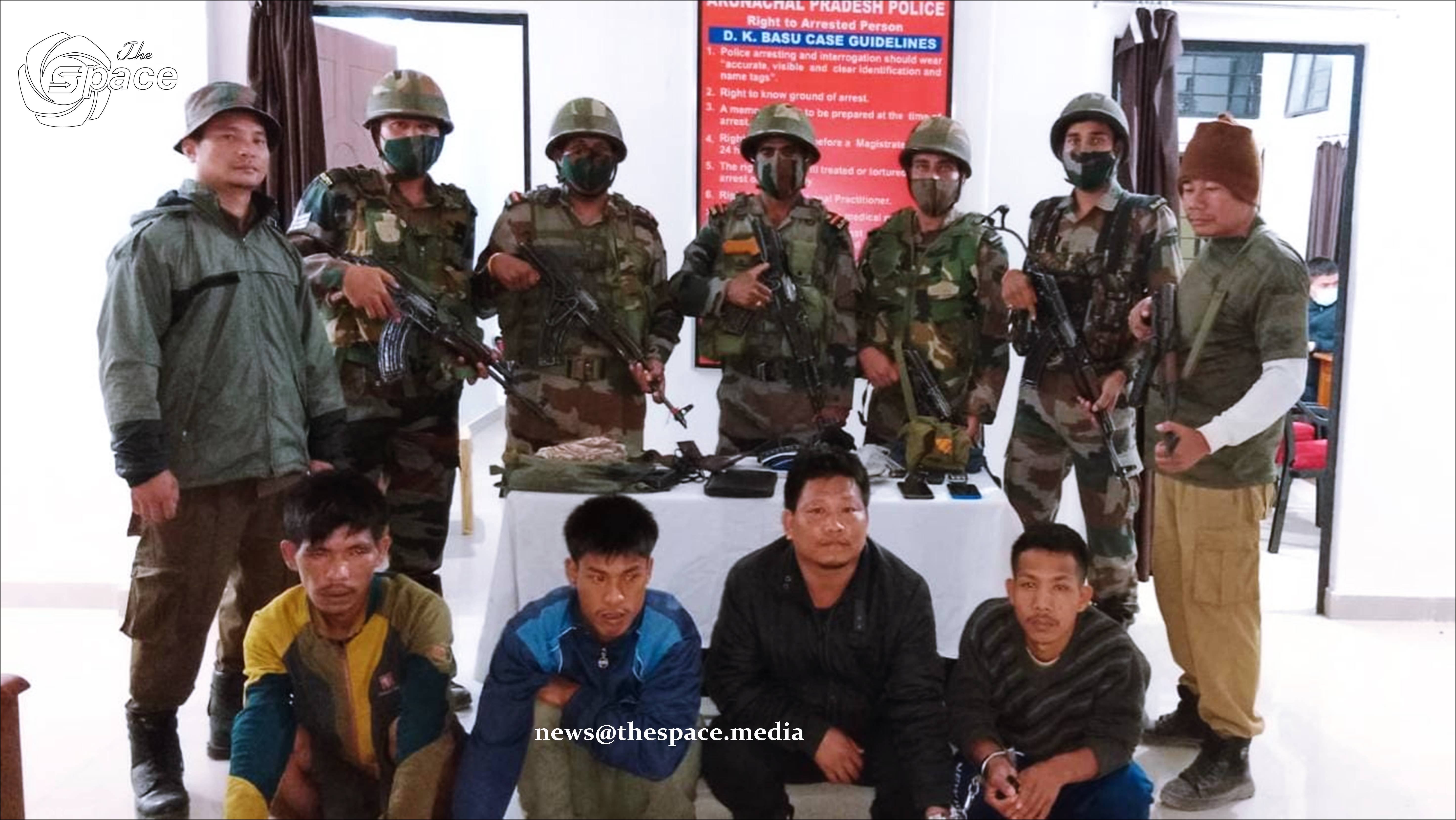 Hardcore Eastern Naga National Government (ENNG ) cadre apprehended from the Namphai area