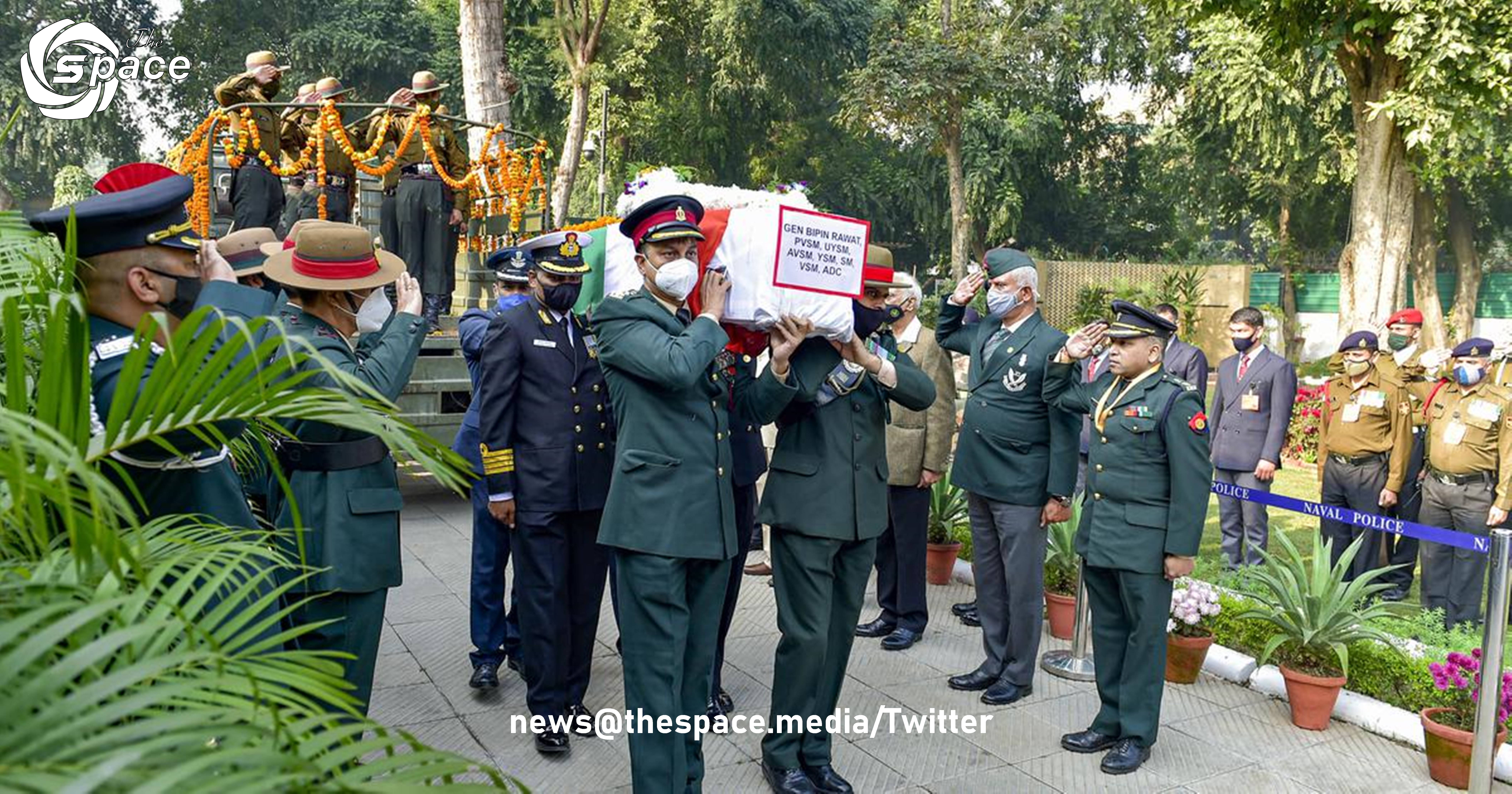 Nation Pays Tribute to CDS Gen.Bipin Rawat and others who perished in the crash