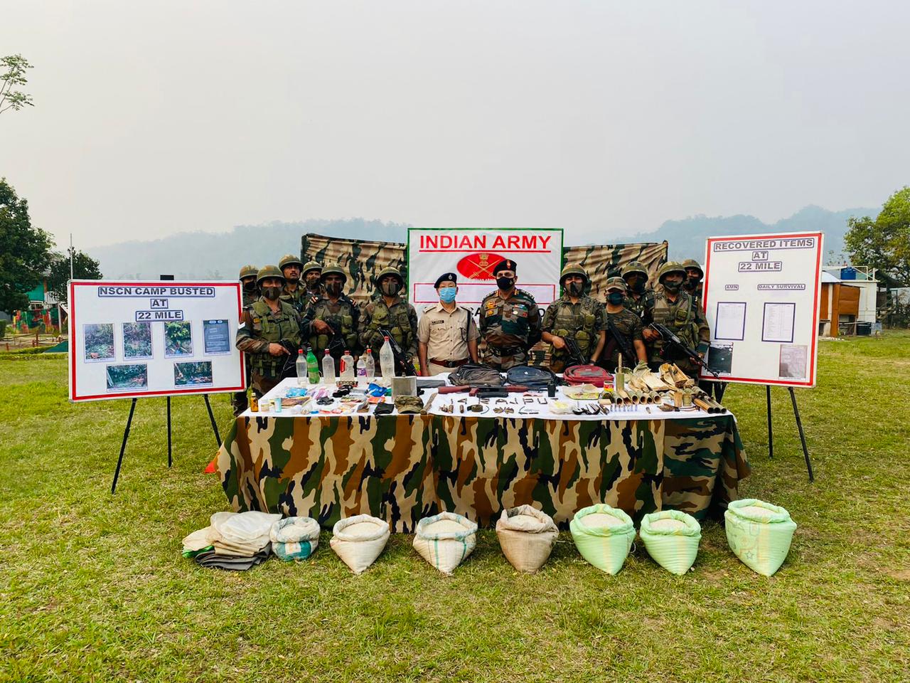 Indian Army  busted NSCN camp in Namdapha National Park under Changlang district