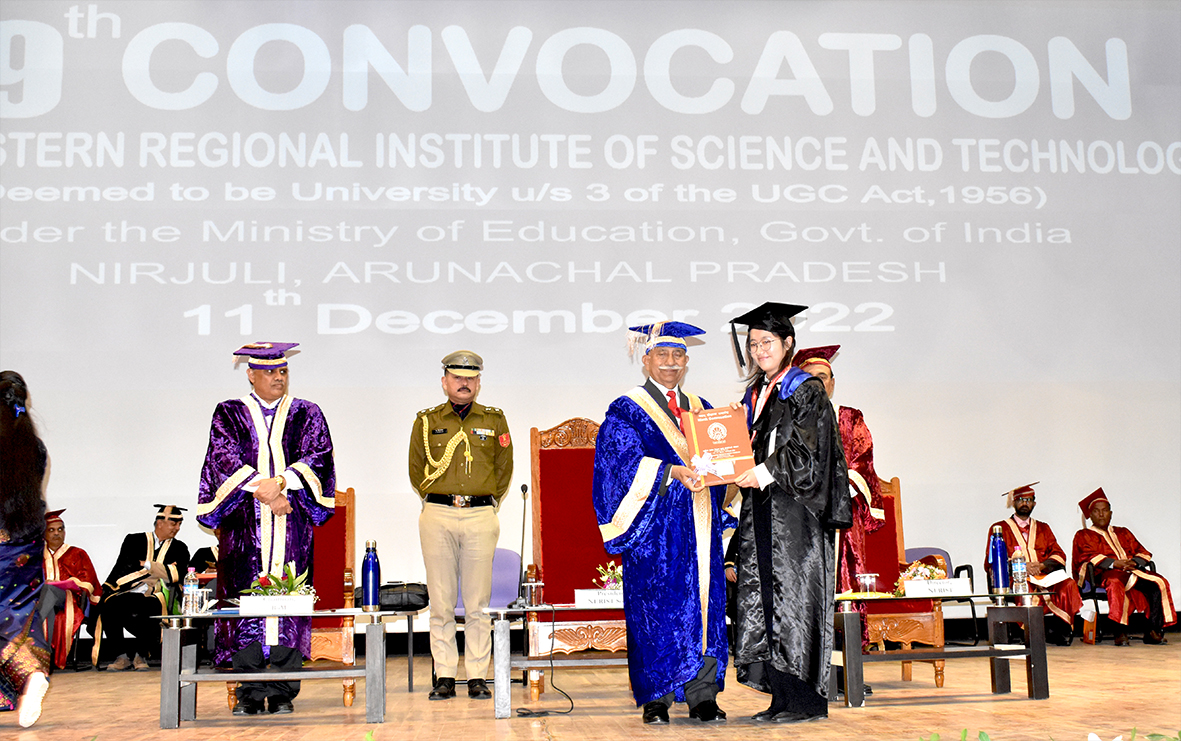 Governor participates in the 9th Convocation of NERIST 2022