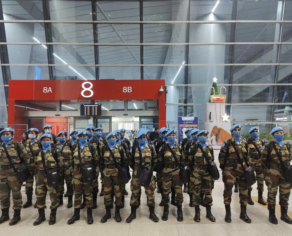 India deploys a platoon of Women Peacekeepers in UNISFA.