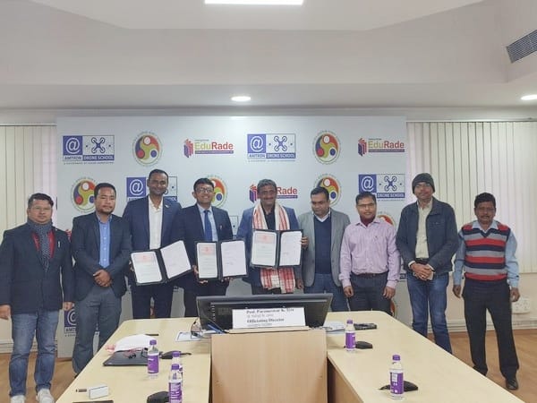 IIT Guwahati soon to have a Drone Flying School, signs MoU with AMTRON and RCH.