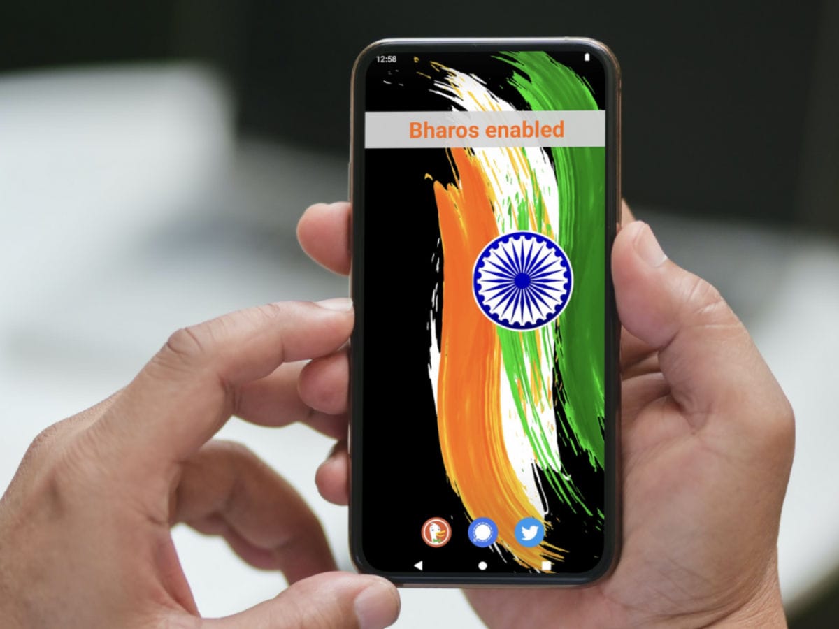 BharOS, a Made-in-India mobile operating system tested successfully.