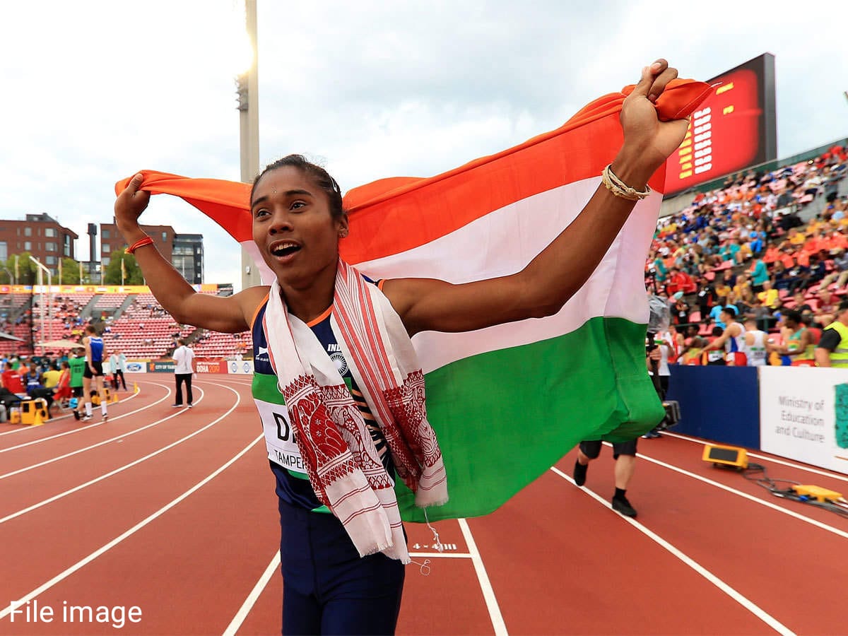 Hima Das makes a great comeback, clinches gold at Indian Grand Prix-1 2023.