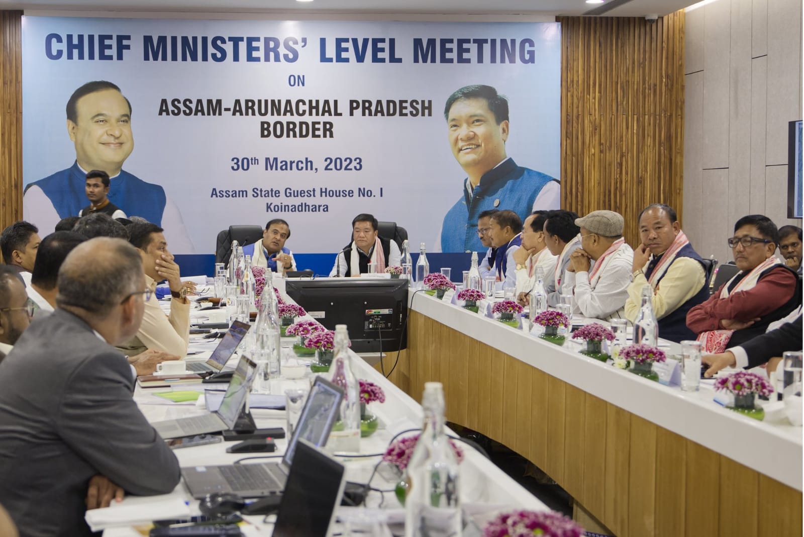 Assam, Arunachal hold border talks; makes substantial progress on border dispute.