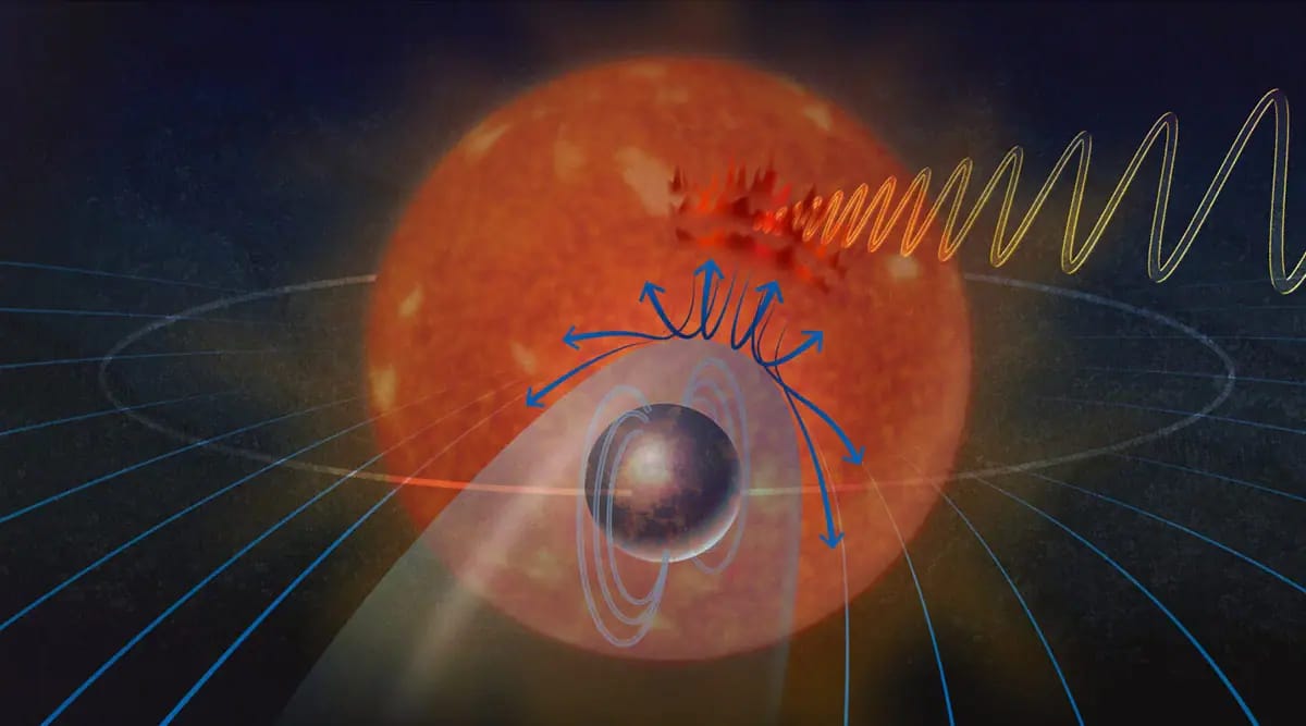 Astronomers detect strong radio signals from an Earth size exoplanet hinting the existence of life.