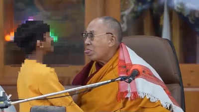 Spiritual leader Dalai Lama ask minor boy to kiss and suck his tongue; Netizens call it 