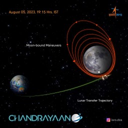 Chandrayaan 3 enters lunar orbit successfully.